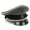 Image 1 : REPRODUCTION WWII SS OFFICER VISOR CAP