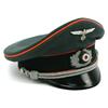 Image 1 : REPRODUCTION WEHRMACHT PANZER OFFICER VISOR CAP