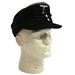 REPRODUCTION BLACK WWII GERMAN M-43 FIELD CAP