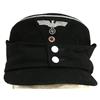Image 2 : REPRODUCTION BLACK WWII GERMAN M-43 FIELD CAP