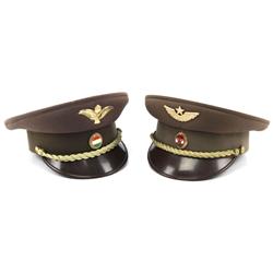 TWO HUNGARIAN AIR FORCE VISORS