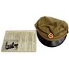 Image 1 : WW2 JAPANESE PUMP PLATE & CIVIL WORKER HAT