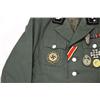 Image 3 : WWII GERMAN TUNIC WITH SS COLLAR TABS