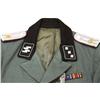 Image 4 : WWII GERMAN TUNIC WITH SS COLLAR TABS