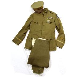 WWI US UNIFORM TUNIC TROUSERS & HAT