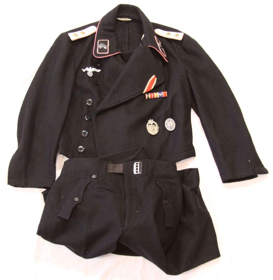 SPURIOUS WWII GERMAN SS PANZER UNIFORM spurious-wwii-german-ss-panzer-uniform
