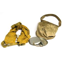 WW2 JEEP BUCKET B4 LIFE VEST WW1 MESS KIT