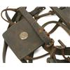 Image 2 : 19TH CENTURY US MILITARY HORSE BLINDERS AND FLASK
