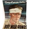 Image 3 : 4 WWII OFFICIAL US TREASURY WAR BOND POSTERS