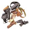Image 1 : DEALER LOT OF LEATHER GUN BELTS AND HOLSTERS