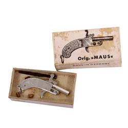 ORIG MAUS 2MM MINIATURE BERLOQUE PINFIRE PISTOL