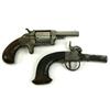 Image 1 : TWO ANTIQUE 19TH CENTURY PISTOLS