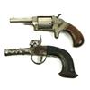 Image 2 : TWO ANTIQUE 19TH CENTURY PISTOLS