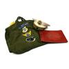 Image 1 : KOREAN WAR ERA HELMET BAG WITH PHOTOS & HAT