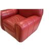 Image 2 : NORWALK FURNITURE LEATHER CLUB CHAIR IN RED