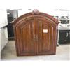 Image 1 : Mahogany Finished Armoire