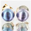South Sea Purple Pearl Stud Earrings (JEW-1827)