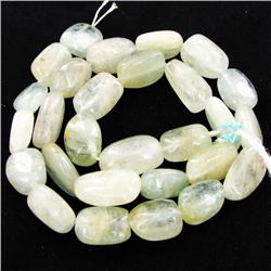295ct Sea Green Aquamarine Bead Strand 16" (JEW-3003)
