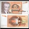 1990 Yugoslavia 1000 Dinara Scarce Hi Grade Note (CUR-05685)