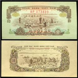 1966 Vietnam 10 Xu Crisp Circulated (CUR-06278)