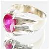 Image 2 : 42.27ctw Mozambique Ruby Sterling Ring (JEW-2710)