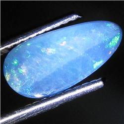 0.83ct Australian Black Opal Doublet Full Fire (GEM-31431)