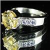 Image 2 : 26.41ctw Citrine Tanzanite Sterling Ring (JEW-2852)