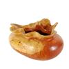 Image 5 : Hand Carved Afzelia Burl Wood Vase (DEC-108)