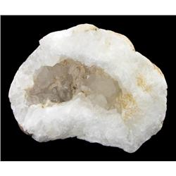 2235ct White Quartz Natural Geode Half (MIN-000182)