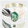 34.97ctw Colombian Emerald Sterling Ring (JEW-2747)