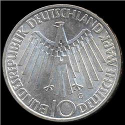 1972G Germany Silver 10 Mark MS65 (COI-8553)