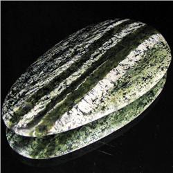 117.56ct Rare Tigert Agate Cabochon (GEM-33171)