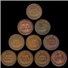 Image 2 : 1894 Indian Cent Lot of 10 Circulated (COI-7508)