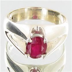 34.93ctw Mozambique Ruby Sterling Ring (JEW-2736)