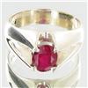 Image 1 : 34.93ctw Mozambique Ruby Sterling Ring (JEW-2736)