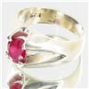 Image 2 : 34.93ctw Mozambique Ruby Sterling Ring (JEW-2736)