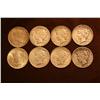 Image 1 : Lot of 8 Peace Dollars