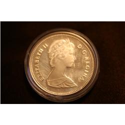 1882 1982 Elizabeth Regina Canada Dollar Coin