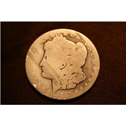 1895-O Morgan Silver Dollar