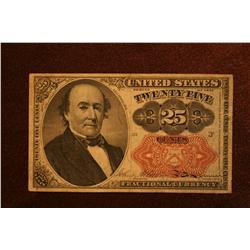 1874 25 Cent Fractional Currency