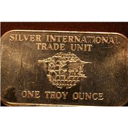 1 OZ Fine Silver Trade Unit bar