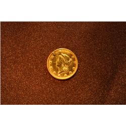 1852 One Dollar Gold Piece US