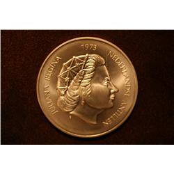 1973 Netherlands Antilles Coin - 1.24 Troy Ounces