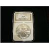 Image 1 : 2003 SILVER EAGLE MS69 NGC GRADED