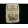 Image 1 : 2003 SILVER EAGLE MS69 NGC GRADED
