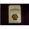 Image 1 : 1910 FIVE DOLLAR INDIAN GOLD NGC GRADED AU58