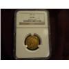 Image 1 : 1909 FIVE DOLLAR INDIAN GOLD NGC GRADED AU58