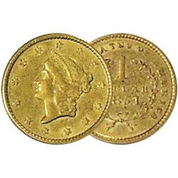 U.S. Gold Dollar Type I Extra Fine