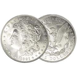 Morgan Silver Dollar 1921-P Brilliant  UNC