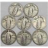 Image 1 : Lot of 4 Standing Liberty Quarters-From Cache